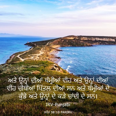 Picture 03 - ਖ਼ਰੋਜ 38:10 PANIRV - ਅਤੇ ਉਨ੍ਹਾਂ ਦੀਆਂ - Bible Verse Picture