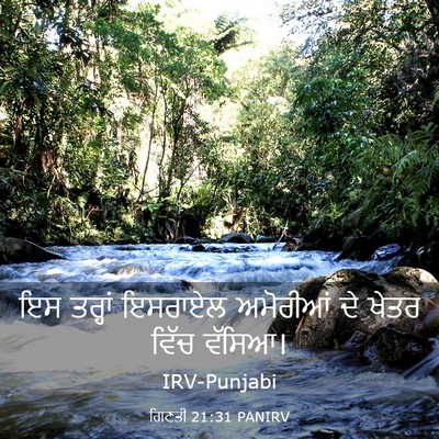 Picture 03 - ਗਿਣਤੀ 21:31 PANIRV - ਇਸ ਤਰ੍ਹਾਂ ਇਸਰਾਏਲ - Bible Verse Picture
