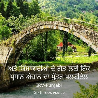 Picture 03 - ਗਿਣਤੀ 34:26 PANIRV - ਅਤੇ ਯਿੱਸਾਕਾਰੀਆਂ - Bible Verse Picture
