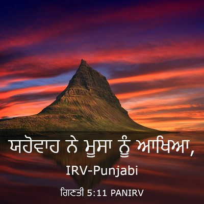 Picture 03 - ਗਿਣਤੀ 5:11 PANIRV - ਯਹੋਵਾਹ ਨੇ ਮੂਸਾ ਨੂੰ - Bible Verse Picture