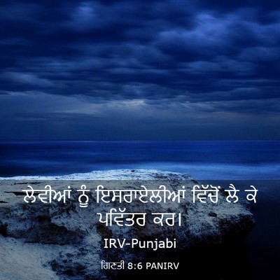 Picture 03 - ਗਿਣਤੀ 8:6 PANIRV - ਲੇਵੀਆਂ ਨੂੰ - Bible Verse Picture