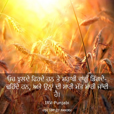 Picture 03 - ਜ਼ਬੂਰ 107:27 PANIRV - ਓਹ ਝੂਲਦੇ ਫਿਰਦੇ ਹਨ - Bible Verse Picture