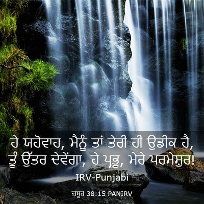 Picture 03 - ਜ਼ਬੂਰ 38:15 PANIRV - ਹੇ ਯਹੋਵਾਹ, ਮੈਨੂੰ - Bible Verse Picture