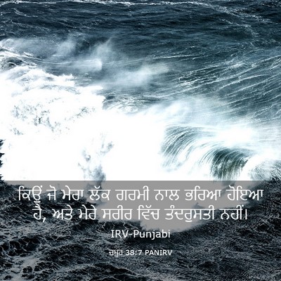 Picture 03 - ਜ਼ਬੂਰ 38:7 PANIRV - ਕਿਉਂ ਜੋ ਮੇਰਾ ਲੱਕ - Bible Verse Picture