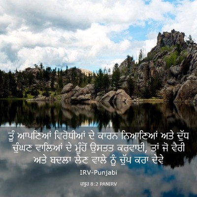 Picture 03 - ਜ਼ਬੂਰ 8:2 PANIRV - ਤੂੰ ਆਪਣਿਆਂ - Bible Verse Picture
