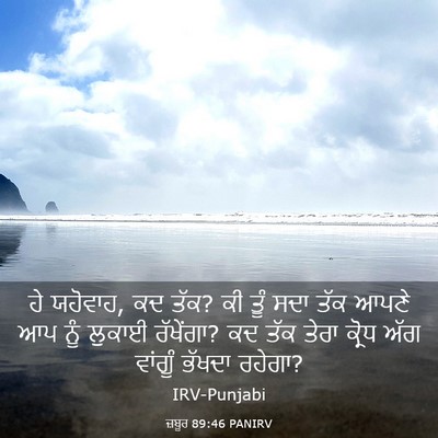 Picture 03 - ਜ਼ਬੂਰ 89:46 PANIRV - ਹੇ ਯਹੋਵਾਹ, ਕਦ ਤੱਕ? - Bible Verse Picture