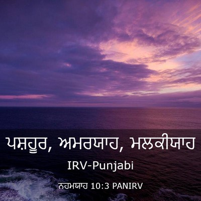 Picture 03 - ਨਹਮਯਾਹ 10:3 PANIRV - ਪਸ਼ਹੂਰ, ਅਮਰਯਾਹ, - Bible Verse Picture