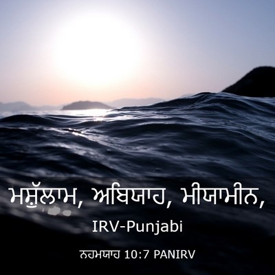 Picture 03 - ਨਹਮਯਾਹ 10:7 PANIRV - ਮਸ਼ੁੱਲਾਮ, ਅਬਿਯਾਹ, - Bible Verse Picture