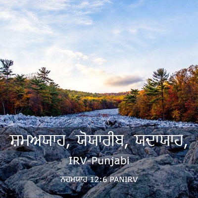 Picture 03 - ਨਹਮਯਾਹ 12:6 PANIRV - ਸ਼ਮਅਯਾਹ, ਯੋਯਾਰੀਬ, - Bible Verse Picture