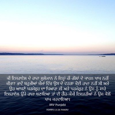 Picture 03 - ਨਹਮਯਾਹ 13:26 PANIRV - ਕੀ ਇਸਰਾਏਲ ਦੇ ਰਾਜਾ - Bible Verse Picture