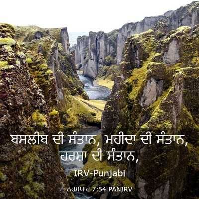 Picture 03 - ਨਹਮਯਾਹ 7:54 PANIRV - ਬਸਲੀਬ ਦੀ ਸੰਤਾਨ, - Bible Verse Picture