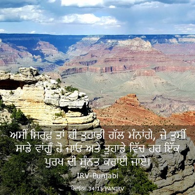 Picture 03 - ਪੈਦਾਇਸ਼ 34:15 PANIRV - ਅਸੀਂ ਸਿਰਫ਼ ਤਾਂ ਹੀ - Bible Verse Picture