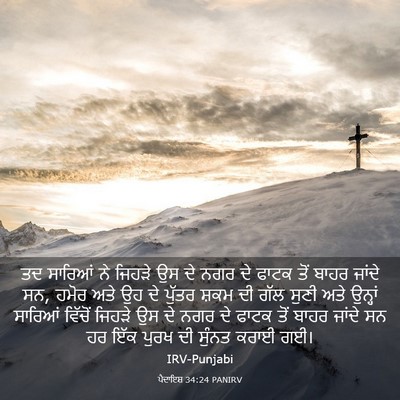Picture 03 - ਪੈਦਾਇਸ਼ 34:24 PANIRV - ਤਦ ਸਾਰਿਆਂ ਨੇ ਜਿਹੜੇ - Bible Verse Picture