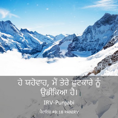 Picture 03 - ਪੈਦਾਇਸ਼ 49:18 PANIRV - ਹੇ ਯਹੋਵਾਹ, ਮੈਂ ਤੇਰੇ - Bible Verse Picture