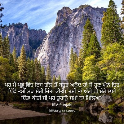 Picture 03 - ਫਿਲਿੱਪੀਆਂ 4:10 PANIRV - ਪਰ ਮੈਂ ਪ੍ਰਭੂ ਵਿੱਚ - Bible Verse Picture