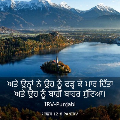 Picture 03 - ਮਰਕੁਸ 12:8 PANIRV - ਅਤੇ ਉਨ੍ਹਾਂ ਨੇ ਉਹ - Bible Verse Picture