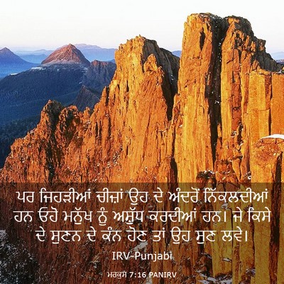 Picture 03 - ਮਰਕੁਸ 7:16 PANIRV - ਪਰ ਜਿਹੜੀਆਂ ਚੀਜ਼ਾਂ - Bible Verse Picture