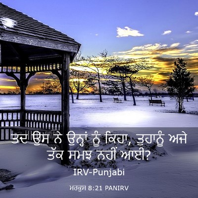 Picture 03 - ਮਰਕੁਸ 8:21 PANIRV - ਤਦ ਉਸ ਨੇ ਉਨ੍ਹਾਂ ਨੂੰ - Bible Verse Picture