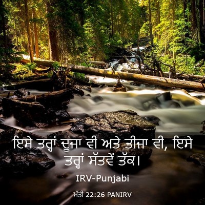 Picture 03 - ਮੱਤੀ 22:26 PANIRV - ਇਸੇ ਤਰ੍ਹਾਂ ਦੂਜਾ ਵੀ - Bible Verse Picture