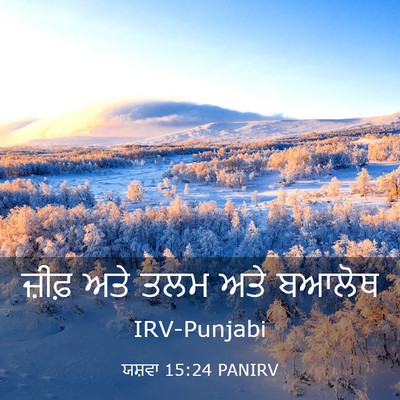 Picture 03 - ਯਸ਼ਵਾ 15:24 PANIRV - ਜ਼ੀਫ਼ ਅਤੇ ਤਲਮ ਅਤੇ - Bible Verse Picture