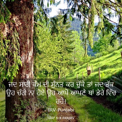 Picture 03 - ਯਸ਼ਵਾ 5:8 PANIRV - ਜਦ ਸਾਰੀ ਕੌਮ ਦੀ - Bible Verse Picture