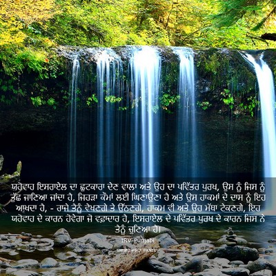 Picture 03 - ਯਸਾਯਾਹ 49:7 PANIRV - ਯਹੋਵਾਹ ਇਸਰਾਏਲ ਦਾ - Bible Verse Picture