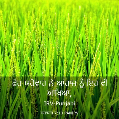 Picture 03 - ਯਸਾਯਾਹ 7:10 PANIRV - ਫੇਰ ਯਹੋਵਾਹ ਨੇ - Bible Verse Picture