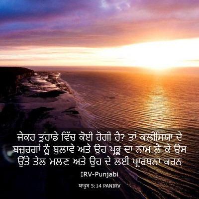 Picture 03 - ਯਾਕੂਬ 5:14 PANIRV - ਜੇਕਰ ਤੁਹਾਡੇ ਵਿੱਚ - Bible Verse Picture