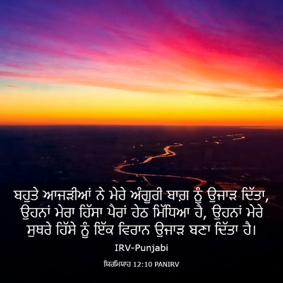 Picture 03 - ਯਿਰਮਿਯਾਹ 12:10 PANIRV - ਬਹੁਤੇ ਆਜੜੀਆਂ ਨੇ - Bible Verse Picture