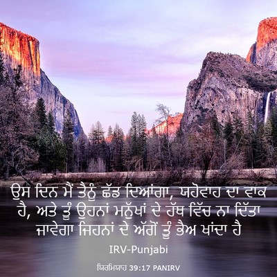 Picture 03 - ਯਿਰਮਿਯਾਹ 39:17 PANIRV - ਉਸ ਦਿਨ ਮੈਂ ਤੈਨੂੰ - Bible Verse Picture