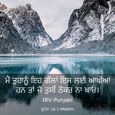 Picture 03 - ਯੂਹੰਨਾ 16:1 PANIRV - ਮੈਂ ਤੁਹਾਨੂੰ ਇਹ - Bible Verse Picture
