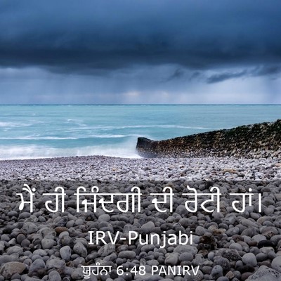 Picture 03 - ਯੂਹੰਨਾ 6:48 PANIRV - ਮੈਂ ਹੀ ਜਿੰਦਗੀ ਦੀ - Bible Verse Picture