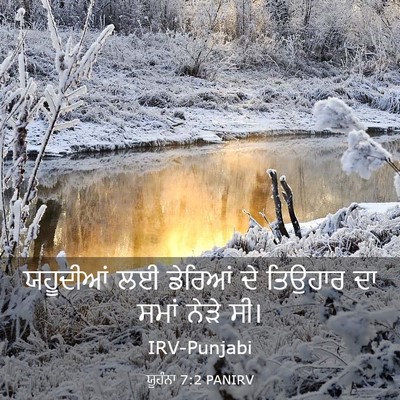 Picture 03 - ਯੂਹੰਨਾ 7:2 PANIRV - ਯਹੂਦੀਆਂ ਲਈ ਡੇਰਿਆਂ - Bible Verse Picture