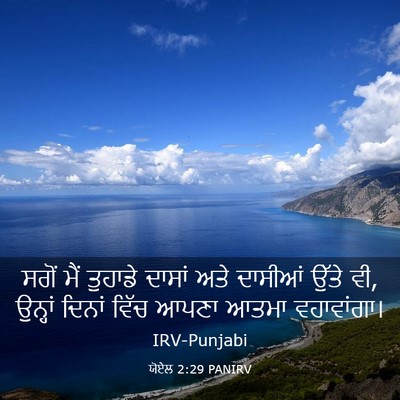 Picture 03 - ਯੋਏਲ 2:29 PANIRV - ਸਗੋਂ ਮੈਂ ਤੁਹਾਡੇ - Bible Verse Picture
