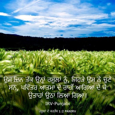 Picture 03 - ਰਸੂਲਾਂ ਦੇ ਕਰਤੱਬ 1:2 PANIRV - ਉਸ ਦਿਨ ਤੱਕ ਉਨ੍ਹਾਂ - Bible Verse Picture