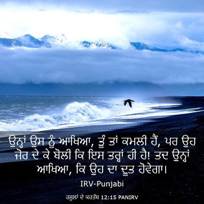 Picture 03 - ਰਸੂਲਾਂ ਦੇ ਕਰਤੱਬ 12:15 PANIRV - ਉਨ੍ਹਾਂ ਉਸ ਨੂੰ ਆਖਿਆ, - Bible Verse Picture