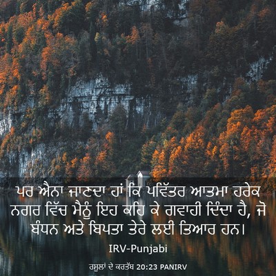 Picture 03 - ਰਸੂਲਾਂ ਦੇ ਕਰਤੱਬ 20:23 PANIRV - ਪਰ ਐਨਾ ਜਾਣਦਾ ਹਾਂ ਕਿ - Bible Verse Picture