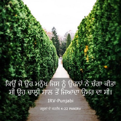 Picture 03 - ਰਸੂਲਾਂ ਦੇ ਕਰਤੱਬ 4:22 PANIRV - ਕਿਉਂ ਜੋ ਉਹ ਮਨੁੱਖ - Bible Verse Picture