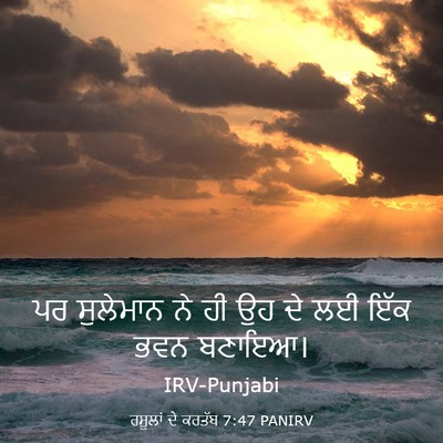 Picture 03 - ਰਸੂਲਾਂ ਦੇ ਕਰਤੱਬ 7:47 PANIRV - ਪਰ ਸੁਲੇਮਾਨ ਨੇ ਹੀ ਉਹ - Bible Verse Picture