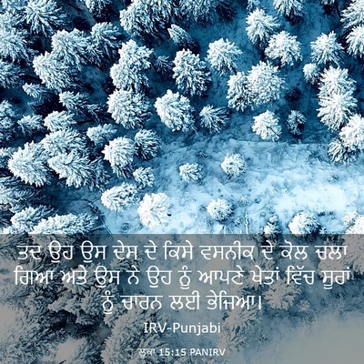 Picture 03 - ਲੂਕਾ 15:15 PANIRV - ਤਦ ਉਹ ਉਸ ਦੇਸ ਦੇ - Bible Verse Picture