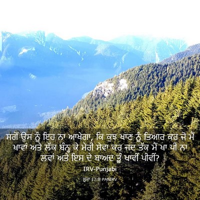Picture 03 - ਲੂਕਾ 17:8 PANIRV - ਸਗੋਂ ਉਸ ਨੂੰ ਇਹ ਨਾ - Bible Verse Picture