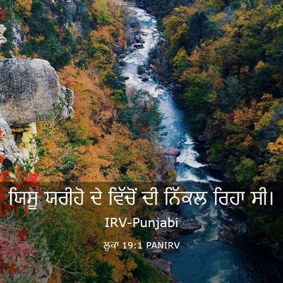 Picture 03 - ਲੂਕਾ 19:1 PANIRV - ਯਿਸੂ ਯਰੀਹੋ ਦੇ - Bible Verse Picture