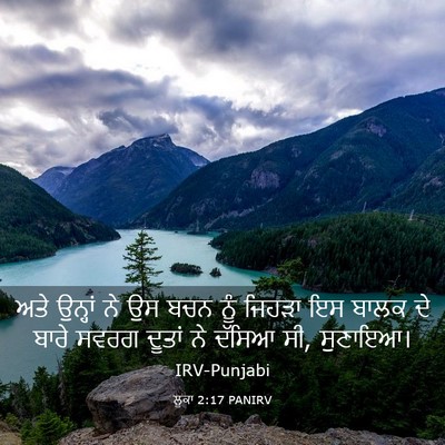 Picture 03 - ਲੂਕਾ 2:17 PANIRV - ਅਤੇ ਉਨ੍ਹਾਂ ਨੇ ਉਸ - Bible Verse Picture