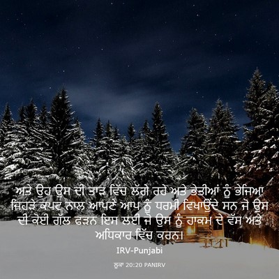 Picture 03 - ਲੂਕਾ 20:20 PANIRV - ਅਤੇ ਉਹ ਉਸ ਦੀ ਤਾੜ - Bible Verse Picture