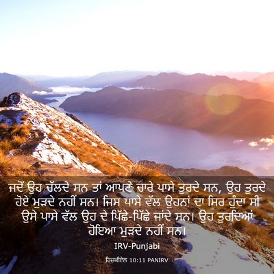 Picture 03 - ਹਿਜ਼ਕੀਏਲ 10:11 PANIRV - ਜਦੋਂ ਉਹ ਚੱਲਦੇ ਸਨ - Bible Verse Picture
