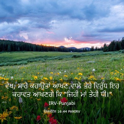 Picture 03 - ਹਿਜ਼ਕੀਏਲ 16:44 PANIRV - ਵੇਖ, ਸਾਰੇ ਕਹਾਉਤਾਂ - Bible Verse Picture