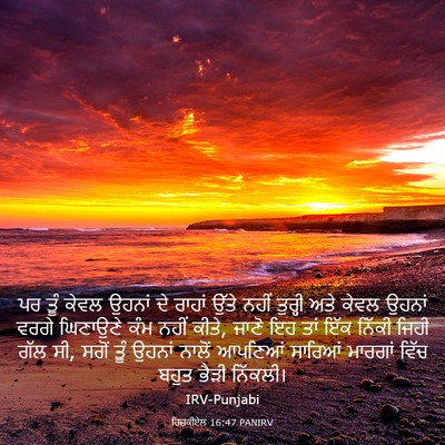 Picture 03 - ਹਿਜ਼ਕੀਏਲ 16:47 PANIRV - ਪਰ ਤੂੰ ਕੇਵਲ ਉਹਨਾਂ - Bible Verse Picture
