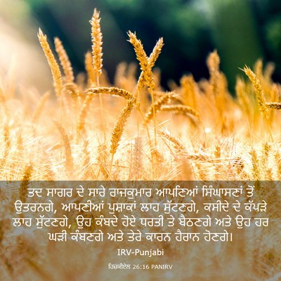 Picture 03 - ਹਿਜ਼ਕੀਏਲ 26:16 PANIRV - ਤਦ ਸਾਗਰ ਦੇ ਸਾਰੇ - Bible Verse Picture