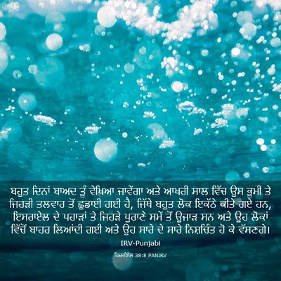 Picture 03 - ਹਿਜ਼ਕੀਏਲ 38:8 PANIRV - ਬਹੁਤ ਦਿਨਾਂ ਬਾਅਦ - Bible Verse Picture