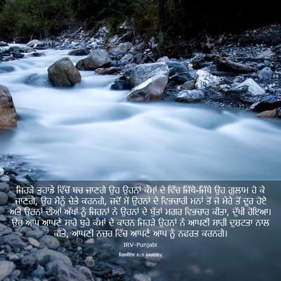 Picture 03 - ਹਿਜ਼ਕੀਏਲ 6:9 PANIRV - ਜਿਹੜੇ ਤੁਹਾਡੇ - Bible Verse Picture